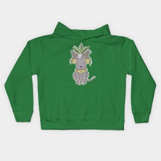 Aztec Xoloitzcuintle Kids Hoodie